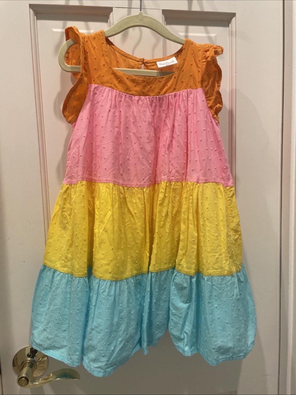 Happy Threads 4T Dress 100% Cotton Girls
